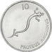 Münze, Slowenien, 10 Stotinov, 1992, UNZ, Aluminium, KM:7