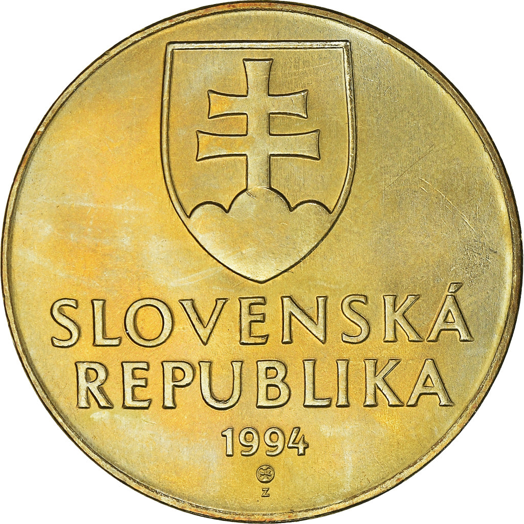 Monnaie, Slovaquie, 10 Koruna, 1994, SPL, Bronze-Aluminium, KM:11