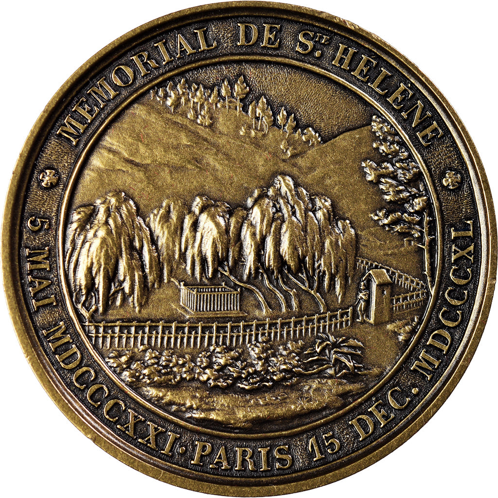 França, Medal, Napoléon Ier, Mémorial de St. Hélène, Denon, Nova cunhagem