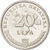 Moneda, Croacia, 20 Lipa, 2003, SC, Níquel chapado en acero, KM:7