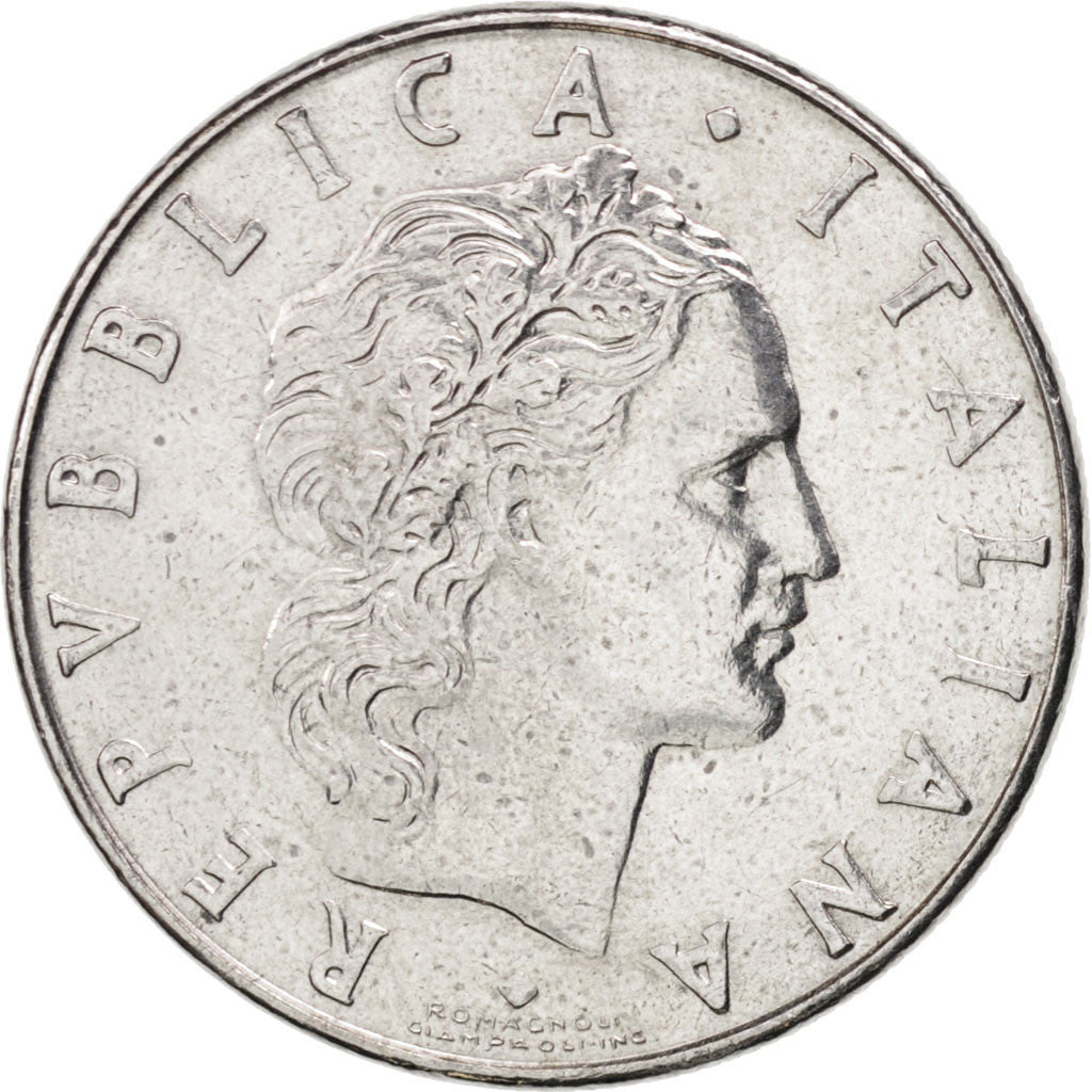Monnaie, Italie, 50 Lire, 1977, Rome, SPL, Stainless Steel, KM:95.1