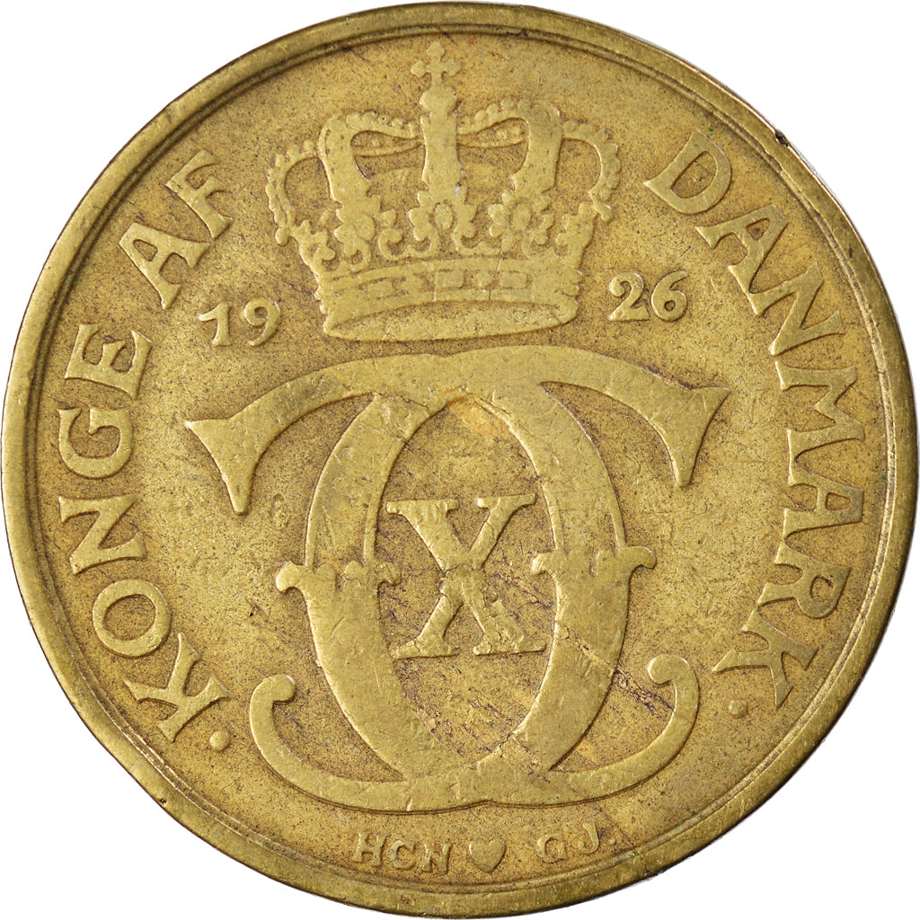 Coin, Denmark, Christian X, 2 Kroner, 1926, Copenhagen, EF(40-45)