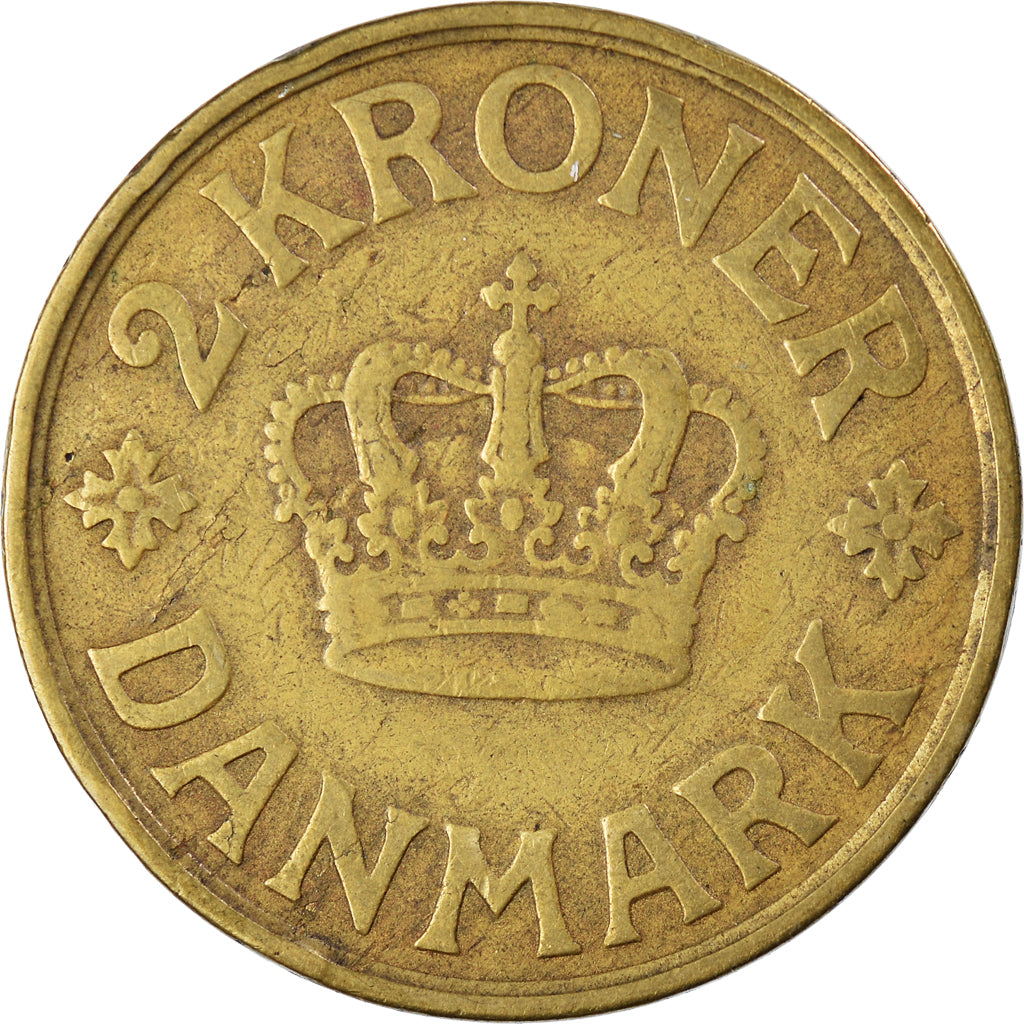 Coin, Denmark, Christian X, 2 Kroner, 1926, Copenhagen, EF(40-45)