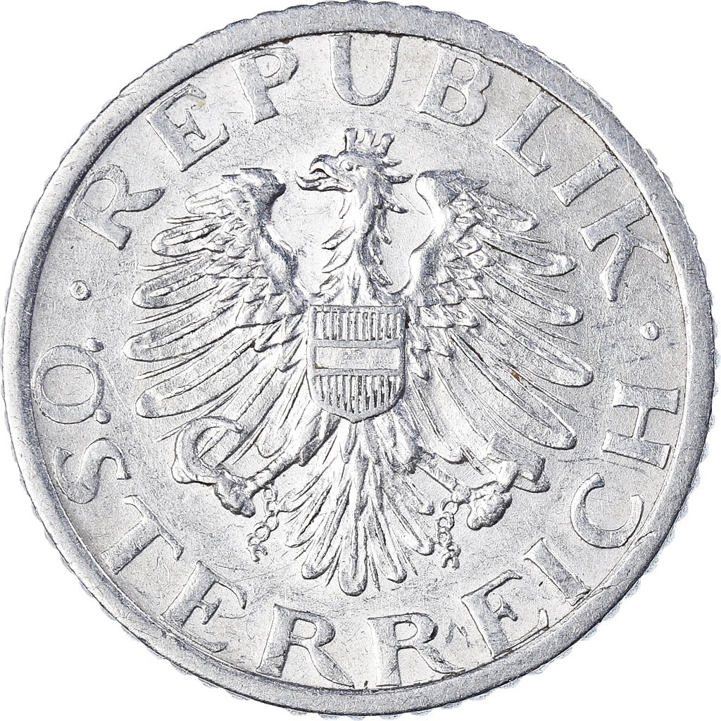 Coin, Austria, 50 Groschen, 1955, AU(55-58), Aluminum, KM:2870