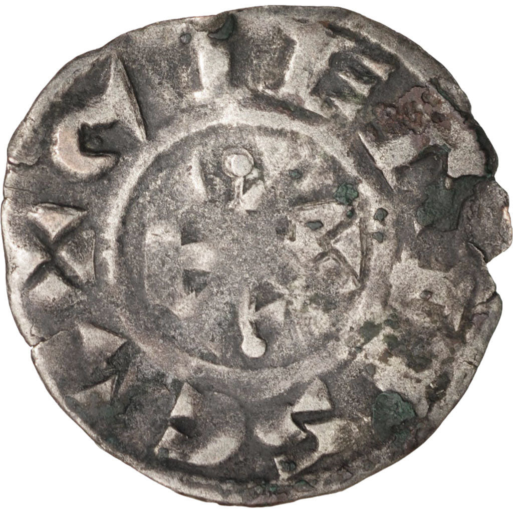 Coin, France, Denarius, VF(30-35), Silver, Boudeau:297