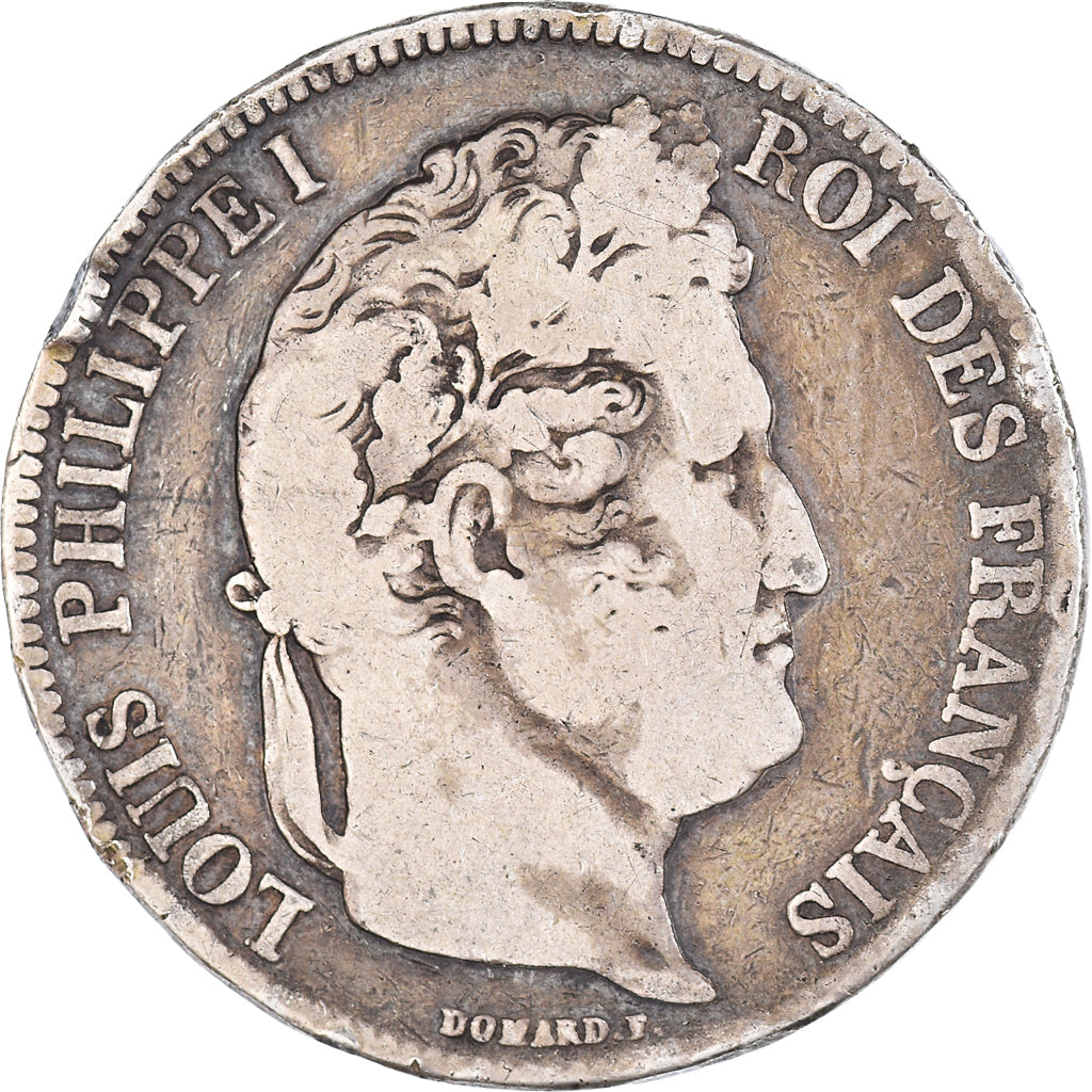 Monnaie, France, Louis-Philippe, 5 Francs, 1834, Paris, TB, Argent, Gadoury:678