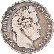 Monnaie, France, Louis-Philippe, 5 Francs, 1834, Paris, TB, Argent, Gadoury:678