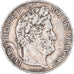 Moneda, Francia, Louis-Philippe, 5 Francs, 1847, Paris, MBC+, Plata, KM:749.1