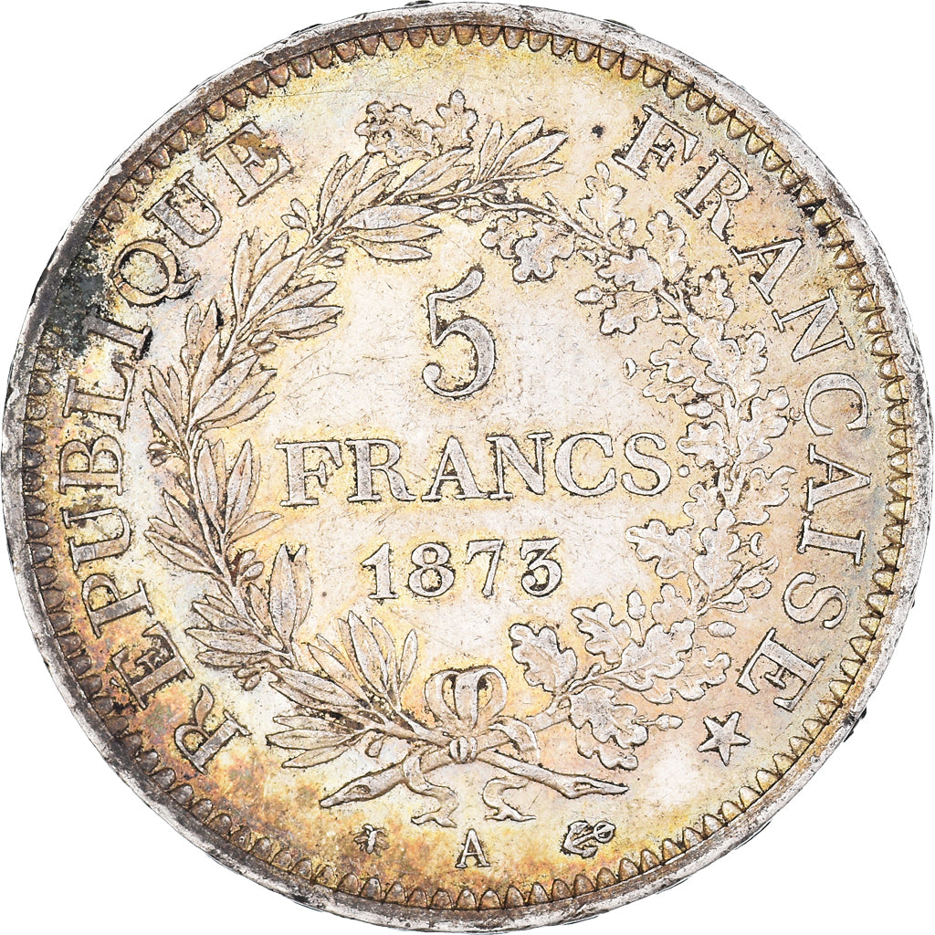 Monnaie, France, Hercule, 5 Francs, 1873, Paris, SUP, Argent, Gadoury:745a