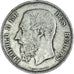 Münze, Belgien, Leopold II, 5 Francs, 5 Frank, 1873, S+, Silber, KM:24