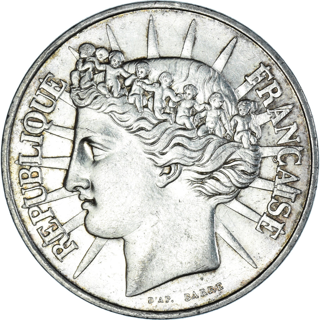 Coin, France, Fraternité, 100 Francs, 1988, EF(40-45), Silver, KM:966