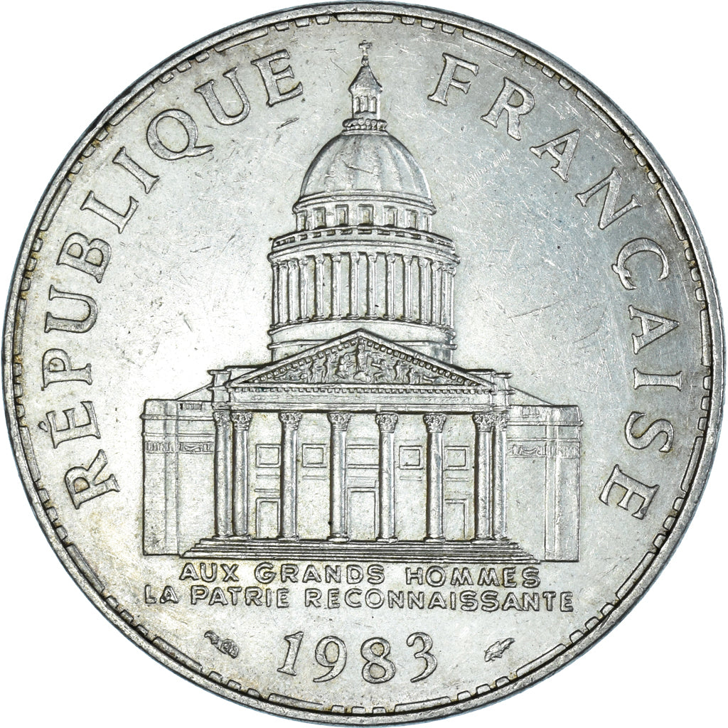 Coin, France, Panthéon, 100 Francs, 1983, Paris, EF(40-45), Silver, KM:951.1