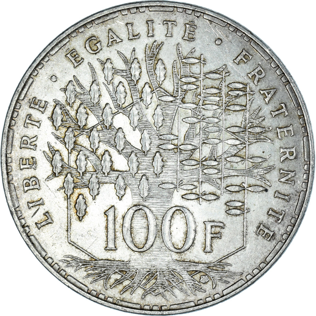 Coin, France, Panthéon, 100 Francs, 1983, Paris, EF(40-45), Silver, KM:951.1