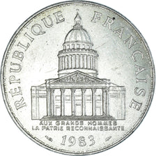 Munten, Frankrijk, Panthéon, 100 Francs, 1983, Paris, ZF+, Zilver, KM:951.1