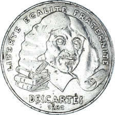 Coin, France, Descartes, 100 Francs, 1991, VF(30-35), Silver, KM:996