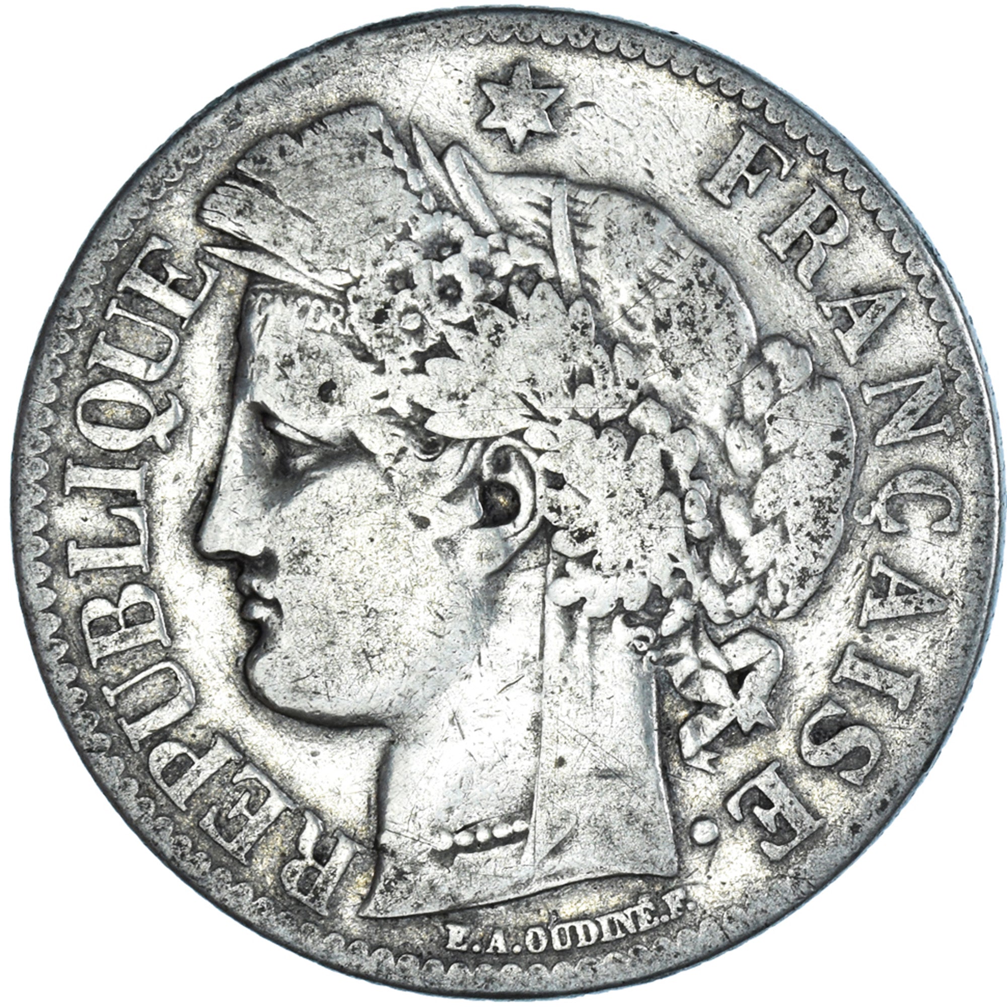 Monnaie, France, Cérès, 2 Francs, 1887, Paris, TB+, Argent, Gadoury:530a