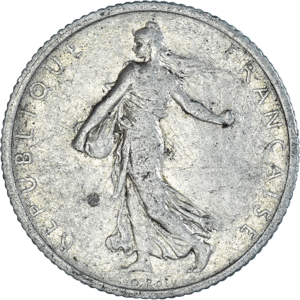 Coin, France, Semeuse, Franc, 1908, Paris, EF(40-45), Silver, KM:844.1