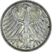 Moneta, GERMANIA - REPUBBLICA FEDERALE, 5 Mark, 1957, Hamburg, BB, Argento