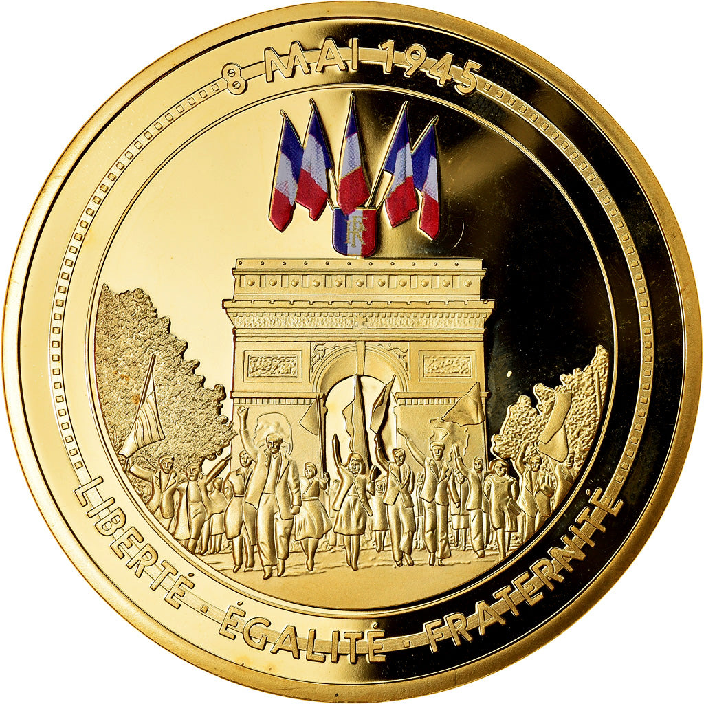 Francia, medalla, 70ème Anniversaire Fin de la 2ème Guerre Mondiale, 2015