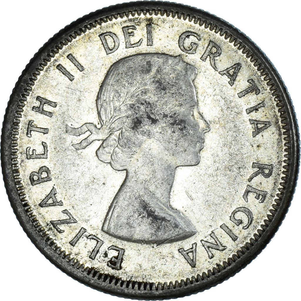 Coin, Canada, Elizabeth II, 25 Cents, 1963, Royal Canadian Mint, Ottawa