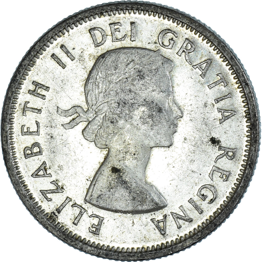 Coin, Canada, Elizabeth II, 25 Cents, 1964, Royal Canadian Mint, Ottawa