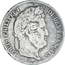 Coin, France, Louis-Philippe, 5 Francs, 1834, Paris, VF(30-35), Silver
