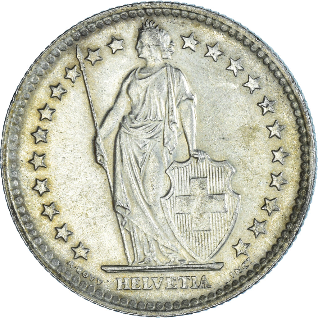 Coin, Switzerland, 2 Francs, 1963, Bern, MS(60-62), Silver, KM:21
