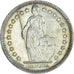 Coin, Switzerland, 2 Francs, 1963, Bern, MS(60-62), Silver, KM:21
