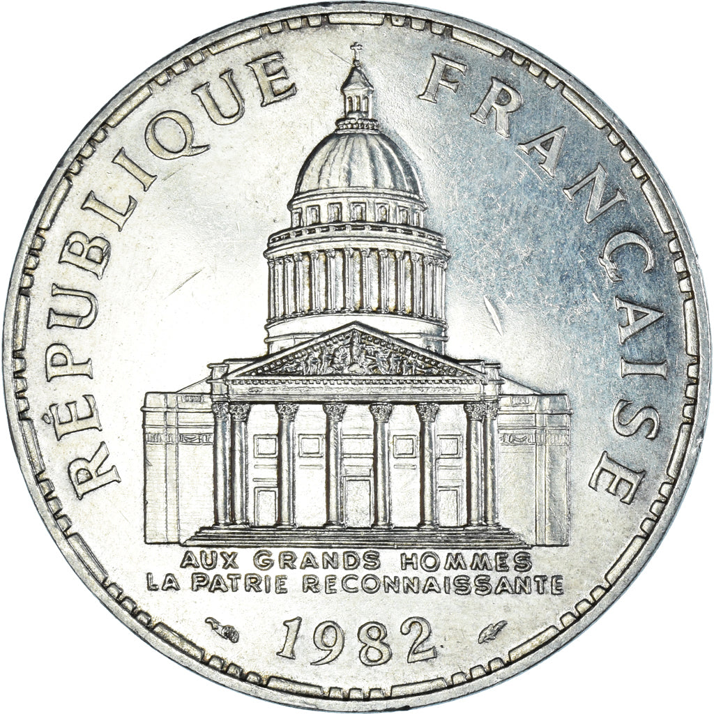 Monnaie, France, Panthéon, 100 Francs, 1982, Paris, SUP, Argent, KM:951.1