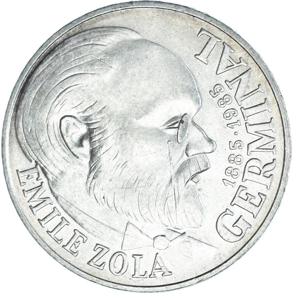 Moneda, Francia, Germinal, 100 Francs, 1985, EBC, Plata, KM:957, Gadoury:900
