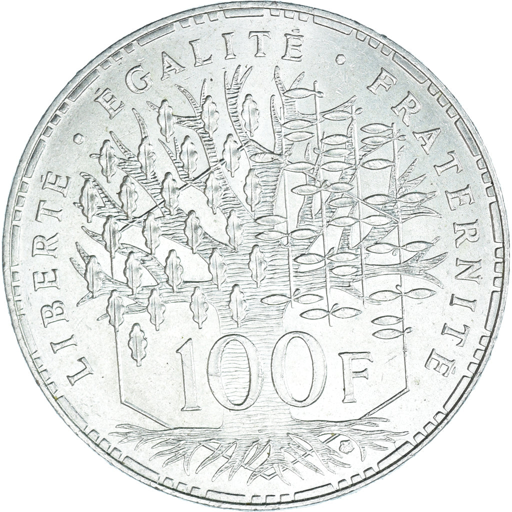Coin, France, Panthéon, 100 Francs, 1983, Paris, MS(60-62), Silver, KM:951.1