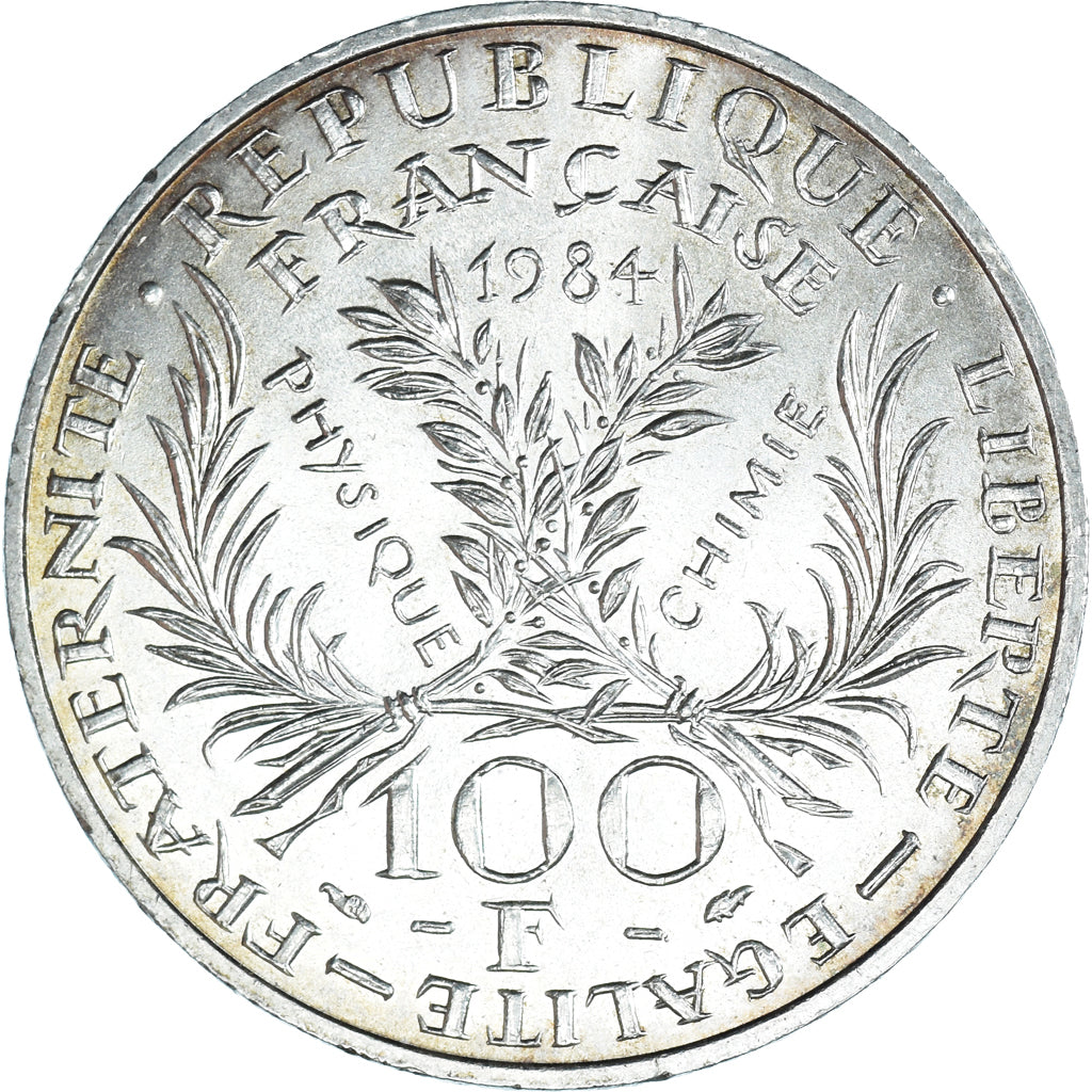 Moneta, Francia, Marie Curie, 100 Francs, 1984, SPL-, Argento, KM:955