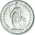Coin, Switzerland, 2 Francs, 1965, Bern, MS(64), Silver, KM:21