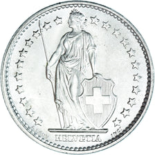 Coin, Switzerland, 2 Francs, 1967, Bern, MS(65-70), Silver, KM:21