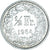Moneta, Szwajcaria, 1/2 Franc, 1964, Bern, MS(63), Srebro, KM:23