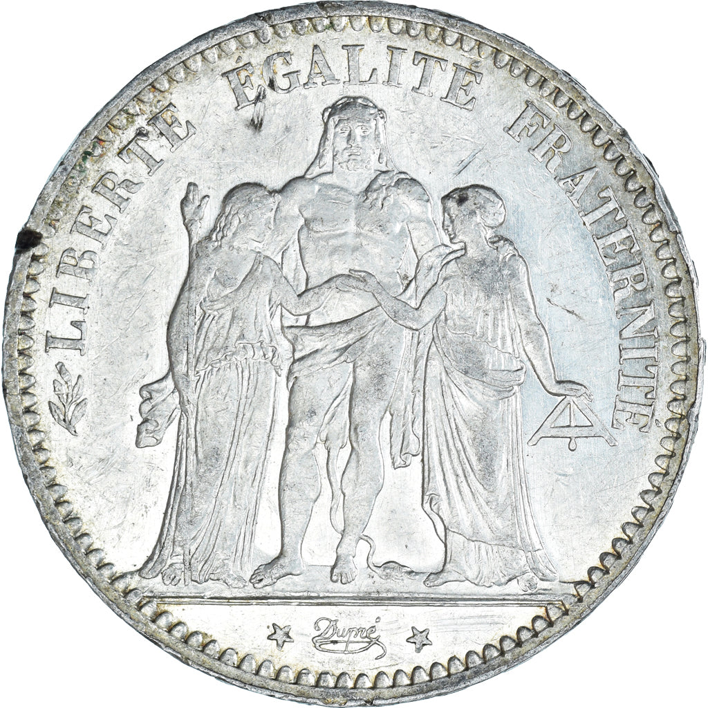 Monnaie, France, Hercule, 5 Francs, 1876, Paris, TTB+, Argent, Gadoury:745a