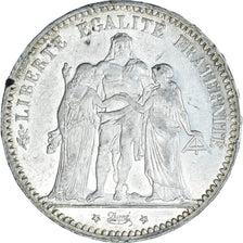 Coin, France, Hercule, 5 Francs, 1876, Paris, AU(50-53), Silver, KM:820.1
