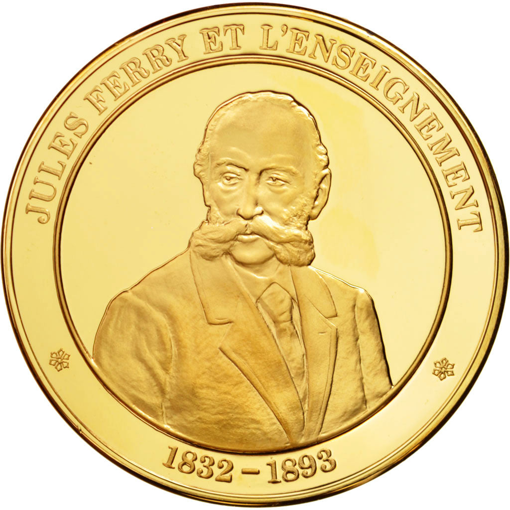 France, Medal, French Fifth Republic, History, MS(63), Vermeil