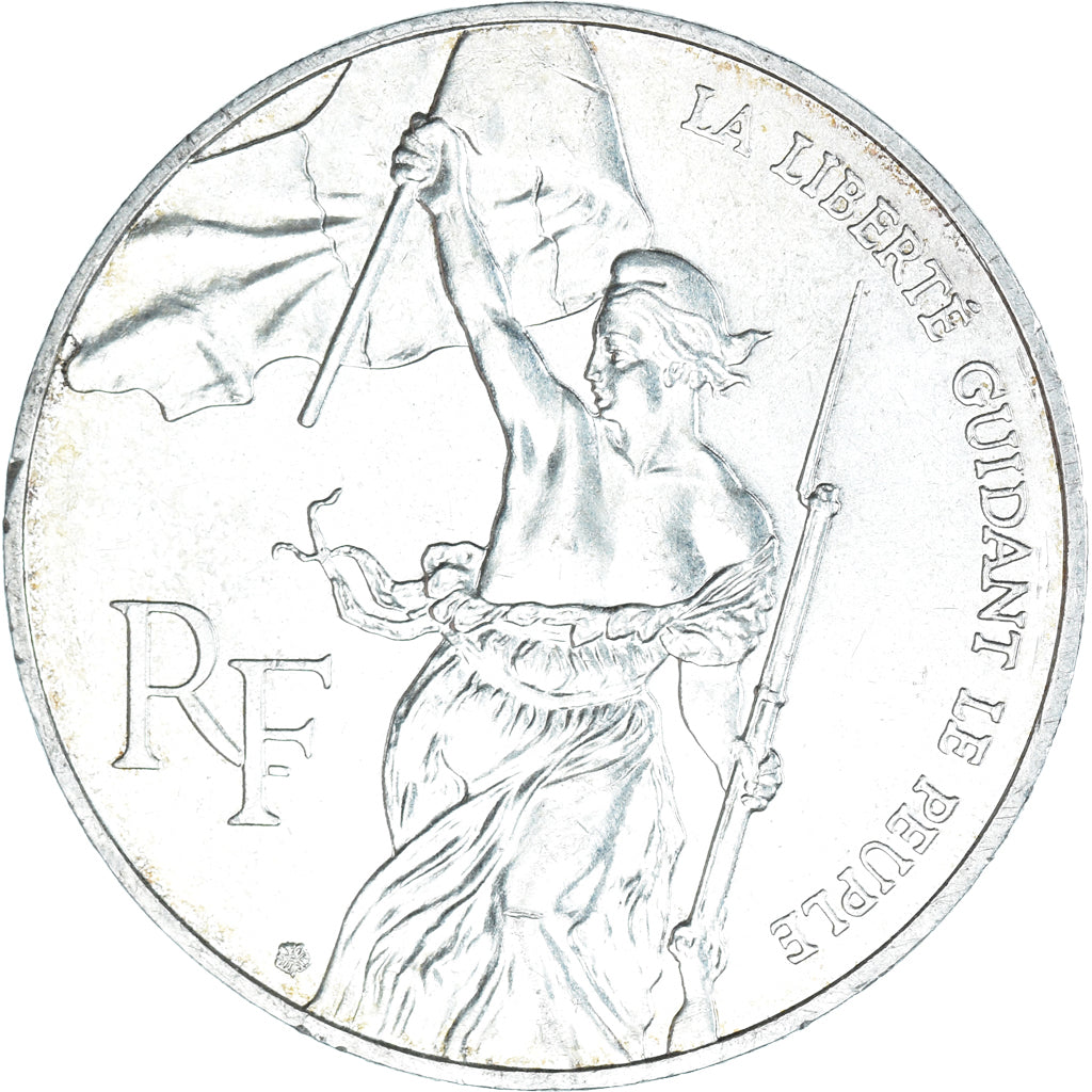 Munten, Frankrijk, Liberté guidant le peuple, 100 Francs, 1993, PR, Zilver