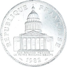 Coin, France, Panthéon, 100 Francs, 1982, Paris, AU(50-53), Silver, KM:951.1