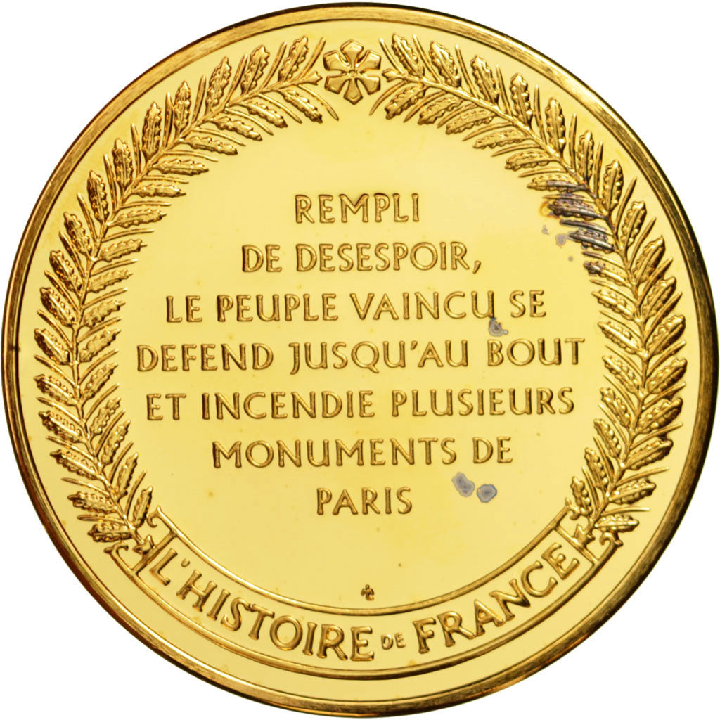 France, Medal, French Fifth Republic, History, MS(63), Vermeil