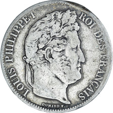Coin, France, Louis-Philippe, 5 Francs, 1839, Strasbourg, VF(20-25), Silver