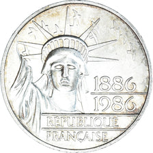Münze, Frankreich, Statue de la Liberté, 100 Francs, 1986, SS+, Silber
