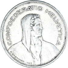 Coin, Switzerland, 5 Francs, 1940, Bern, AU(50-53), Silver, KM:40