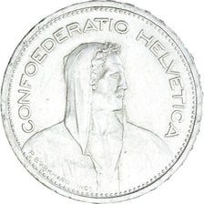 Coin, Switzerland, 5 Francs, 1953, Bern, AU(55-58), Silver, KM:40