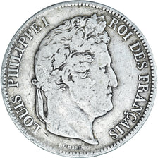 Moneta, Francia, Louis-Philippe, 5 Francs, 1841, Lille, MB, Argento, KM:749.13