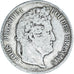 Moeda, França, Louis-Philippe, 5 Francs, 1841, Lille, VF(20-25), Prata
