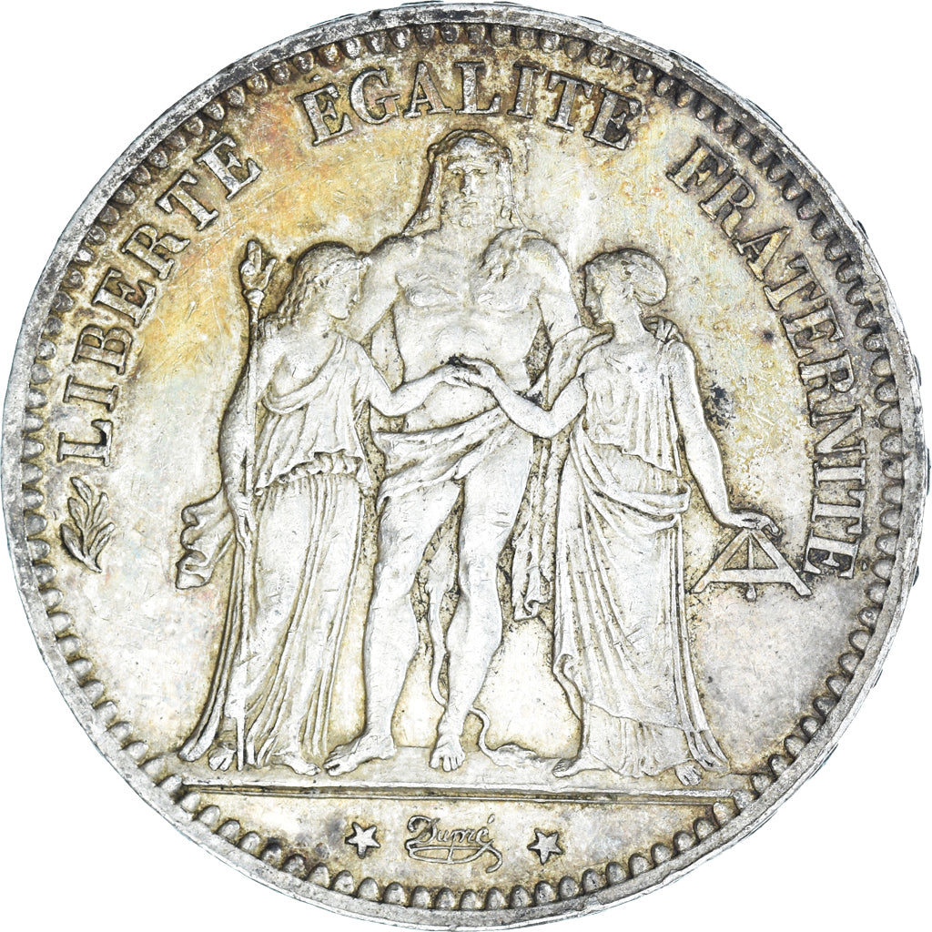 Moneda, Francia, Hercule, 5 Francs, 1877, Paris, EBC, Plata, KM:820.1