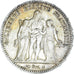 Moeda, França, Hercule, 5 Francs, 1877, Paris, AU(55-58), Prata, KM:820.1