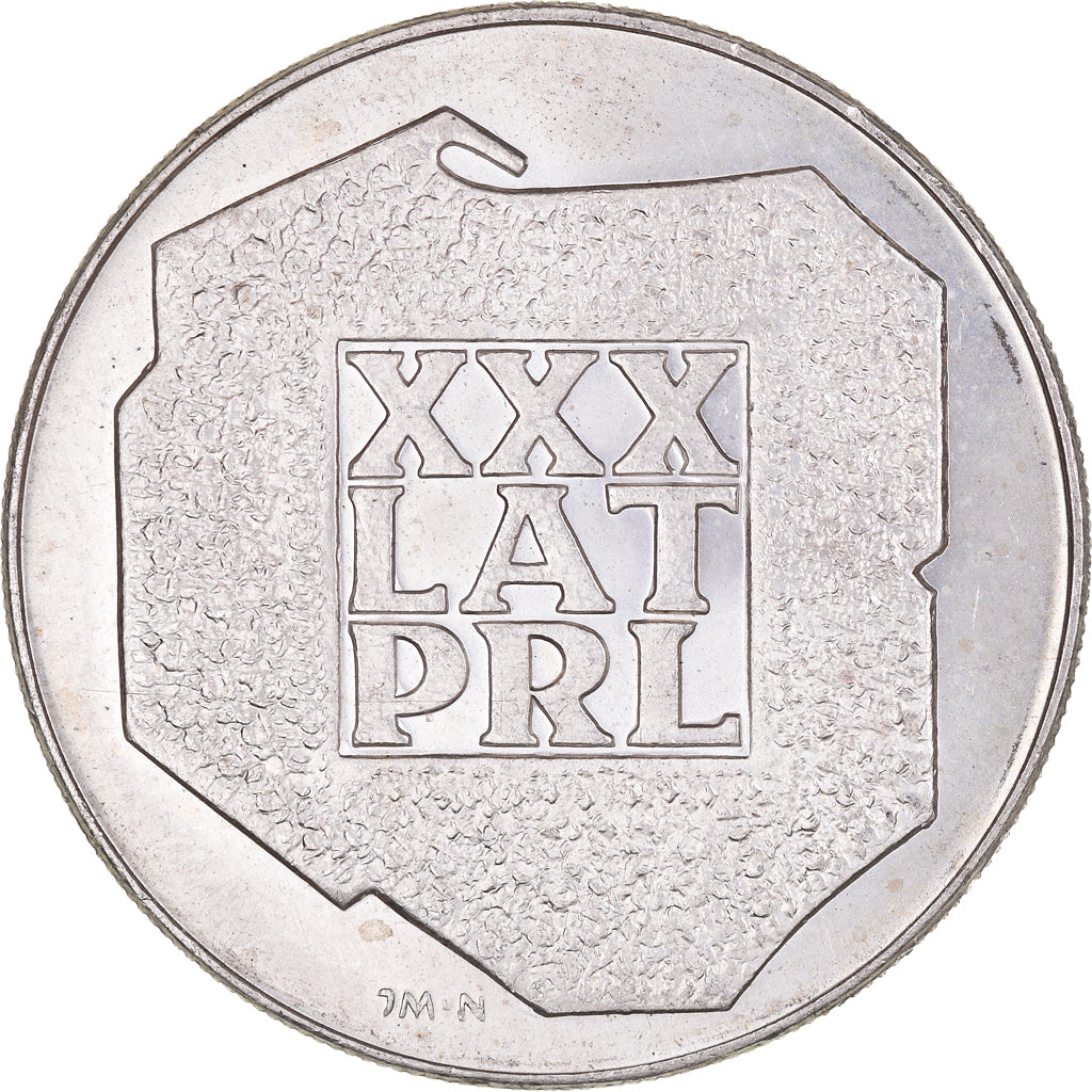 Coin, Poland, 200 Zlotych, 1974, Warsaw, AU(55-58), Silver, KM:72